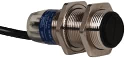 Telemecanique Sensors - Cable Connector, 0.1m Nominal Distance, Shock and Vibration Resistant, Diffused Photoelectric Sensor - 12 to 24 VDC, 500 Hz, Nickel Plated Brass, 1.81 Inch Long x 0.71 Inch Wide - Americas Tooling