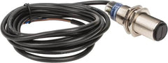 Telemecanique Sensors - Cable Connector, 0.6m Nominal Distance, Shock and Vibration Resistant, Diffused Photoelectric Sensor - 12 to 24 VDC, 500 Hz, Nickel Plated Brass, 2.44 Inch Long x 0.71 Inch Wide - Americas Tooling