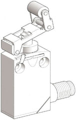 Telemecanique Sensors - SPDT, NC/NO, 240 VAC, 250 VDC, Screw Terminal, Roller Plunger Actuator, General Purpose Limit Switch - 1, 2, 6, 12, 13, 4X, 6P NEMA Rating, IP66, IP67, IP68 IPR Rating - Americas Tooling