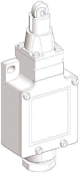 Telemecanique Sensors - DP, NC/NO, 240 VAC, Screw Terminal, Roller Plunger Actuator, General Purpose Limit Switch - IP66 IPR Rating - Americas Tooling