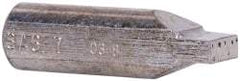 Norton - 3A-F, 7/16" Shank Diam Multi-Point Diamond Dresser - 3/8" Long x 1/4" Thick Head - Americas Tooling