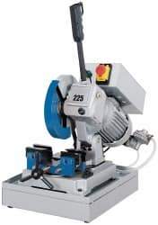 Rong Fu - 1 Cutting Speed, 9" Blade Diam, Cold Saw - 52 RPM Blade Speed, Bench Machine, Compatible with Ferrous Material - Americas Tooling