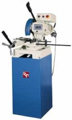 Rong Fu - 1 Cutting Speed, 10" Blade Diam, Cold Saw - 42 RPM Blade Speed, Bench Machine, 1 Phase, Compatible with Ferrous Material - Americas Tooling