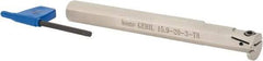 Iscar - GEHI, Left Hand, 0.315" Max Depth of Cut, 0.095 to 1/8" Groove Width, Indexable Grooving Tool Holder - GEMI.., GEPI.. Insert Compatibility, 5/8" Shank Width, 6" OAL, Through Coolant - Americas Tooling