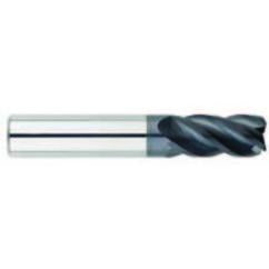 5/8" Dia. - 1-1/4" LOC - 3-1/2" OAL - .030-.035 Radius 4 FL Carbide S/E HP End Mill-AlTiN - Americas Tooling