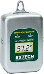 Extech - -40 to 185°F, 0 to 100% Humidity Range, Temp Recorder - Americas Tooling