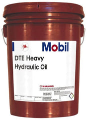 Mobil - 5 Gal Pail Mineral Circulating Oil - SAE 30, ISO 100, 95.1 cSt at 40°C & 10.9 cSt at 100°F - Americas Tooling