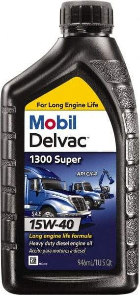 Mobil - 1 Quart Diesel Engine Oil - Grade 15W-40 - Americas Tooling