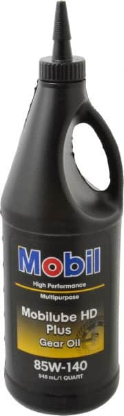 Mobil - 0.25 Gal Bottle, Gear Oil - 26.6 St Viscosity at 100°C, 260 St Viscosity at 40°C - Americas Tooling