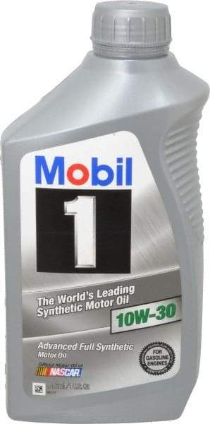 Mobil - 1 Quart Synthetic Engine Oil - Grade 10W-30 - Americas Tooling