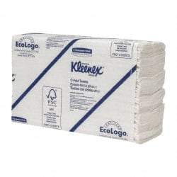 Kleenex - 1 Ply White C-Fold Paper Towels - 10-1/8" Wide - Americas Tooling