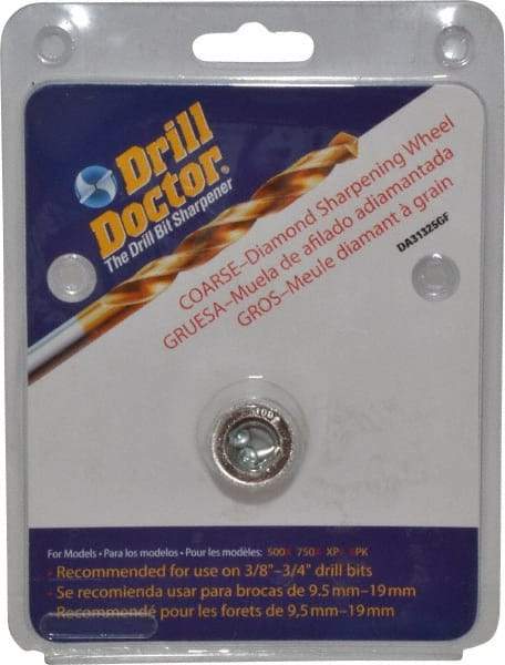 Drill Doctor - 100 Grit, Tool & Cutter Grinding Wheel - Coarse Grade, Diamond - Americas Tooling