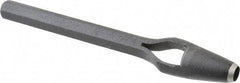 Value Collection - 1/4" Arch Punch - 4-1/2" OAL, Steel - Americas Tooling