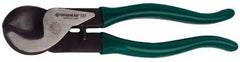 Greenlee - 9-1/4" OAL, 1 AWG Capacity, Cable Cutter - Plastic Coated Handle - Americas Tooling