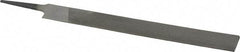 Value Collection - 8" Long, Second Cut, Knife American-Pattern File - Double Cut, 3/16" Overall Thickness, Tang - Americas Tooling