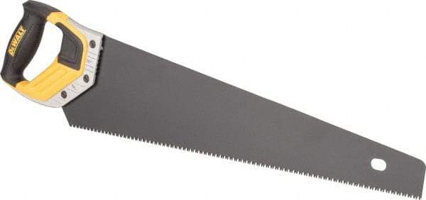 DeWALT - 20" Steel Blade Handsaw - Aluminum, ABS, TPR Handle, Cushion Grip, 25-13/32" OAL - Americas Tooling