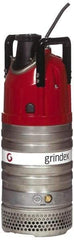 Grindex - 3-1/2 hp, 460 Amp Rating, 460 Volts, Nonautomatic Operation, Dewatering Pump - 3 Phase, Aluminum Housing - Americas Tooling