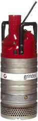 Grindex - 4-2/5 hp, 460 Amp Rating, 460 Volts, Nonautomatic Operation, Dewatering Pump - 3 Phase, Aluminum Housing - Americas Tooling