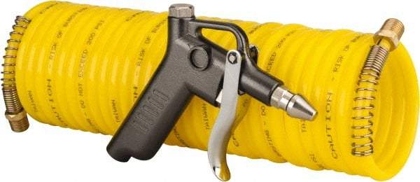 Value Collection - 1/4" ID Pistol Grip Air Gun - 25' Long Nylon Hose, 1/4" Inlet, NPT Thread, 200 Max psi - Americas Tooling