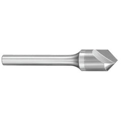 1″ Single Flute 90 Degree Carbide Countersink - Series 601 - Exact Industrial Supply