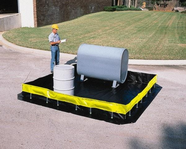 UltraTech - 5,610 Gal Polyethylene High Wall Berm - 1' High x 15' Wide x 50" Long - Americas Tooling