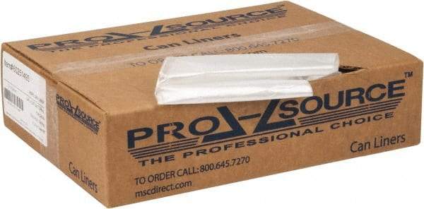 PRO-SOURCE - 0.31 mil Thick, Household/Office Trash Bags - 24" Wide x 24" High, Clear - Americas Tooling