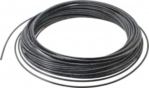 Parker - 4mm OD, 100' Long, Nylon Tube - Black, 300 Max psi, -65 to 200°F - Americas Tooling