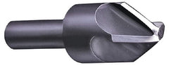 Hertel - 1/2" Head Diam, 3/8" Shank Diam, 4 Flute 60° High Speed Steel Countersink - Americas Tooling