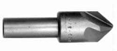 Hertel - 3/16" Head Diam, 3/16" Shank Diam, 4 Flute 120° High Speed Steel Countersink - Americas Tooling