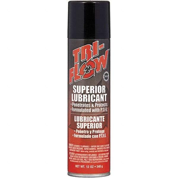 Tri-Flow - 12 oz Aerosol Petroleum Lubricant - Brown, -60°F to 475°F - Americas Tooling