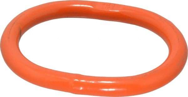 Pewag - G100 Grade Orange Alloy Steel Oblong Master Link - 3/8" Diameter, 3,800 Lb Load Limit - Americas Tooling