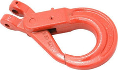 Pewag - 3/8 Inch Chain Diameter, Grade 80 Clevis Hook - 7,100 Lbs. Load Capacity, 15/32 Inch Inside Diameter, 15/32 Inch Pin Diameter, 1-31/32 Inch Hook Throat, 1-49/64 Inch Hook Width - Americas Tooling