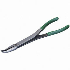 SK - Bent Nose Pliers - 11" W/CUSHION GRIP XLONG NEEDLE NOSE PLIER - Americas Tooling