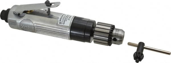 Sioux Tools - 3/8" Keyed Chuck - Inline Handle, 2,500 RPM, 5, 36 CFM, 0.33 hp - Americas Tooling