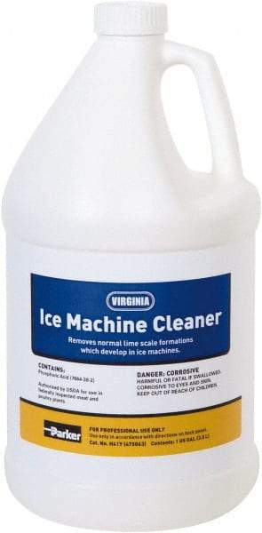 Parker - 1 Gal Ice Machine Cleaner - For Ice Machines: Cube, Tube, Flake & Commercial Dishwasher - Americas Tooling