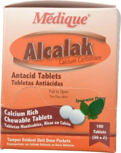 Medique - Mint Flavor Alcalak Tablets - Antacids & Stomach Relief - Americas Tooling