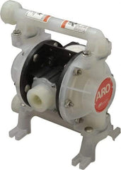 ARO/Ingersoll-Rand - 3/8" NPT, Nonmetallic, Air Operated Diaphragm Pump - PTFE Diaphragm, Polypropylene Housing - Americas Tooling