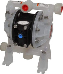 ARO/Ingersoll-Rand - 1/2" NPT, Nonmetallic, Air Operated Diaphragm Pump - Polyurethane Diaphragm, Polypropylene Housing - Americas Tooling