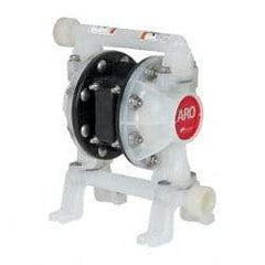 ARO/Ingersoll-Rand - 3/4" NPT, Nonmetallic, Air Operated Diaphragm Pump - Santoprene Diaphragm, Polypropylene Housing - Americas Tooling