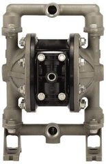 ARO/Ingersoll-Rand - 1/2" NPT, Metallic, Air Operated Diaphragm Pump - PTFE Diaphragm, Stainless Steel Housing - Americas Tooling