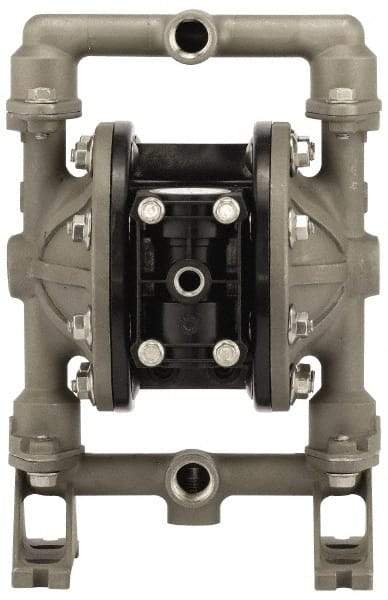 ARO/Ingersoll-Rand - 1/2" NPT, Metallic, Air Operated Diaphragm Pump - PTFE Diaphragm, Aluminum Housing - Americas Tooling