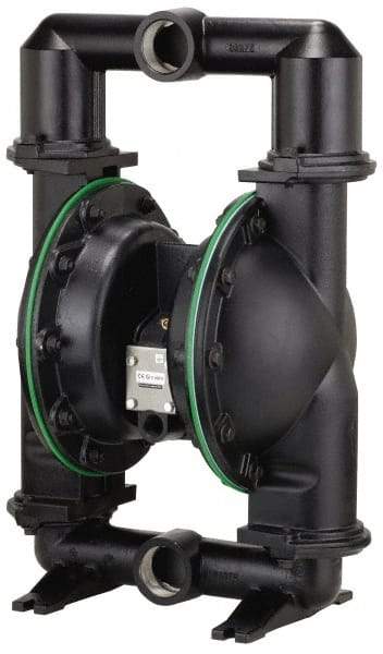 ARO/Ingersoll-Rand - 2" NPT, Metallic, Air Operated Diaphragm Pump - Santoprene Diaphragm, Aluminum Housing - Americas Tooling