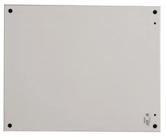 Cooper B-Line - 13" OAW x 13" OAH Powder Coat Finish Electrical Enclosure Nonperforated Panel - 16" x 16" Box, 12 Gauge Steel, Use with 16166-12/16168-12 - Americas Tooling