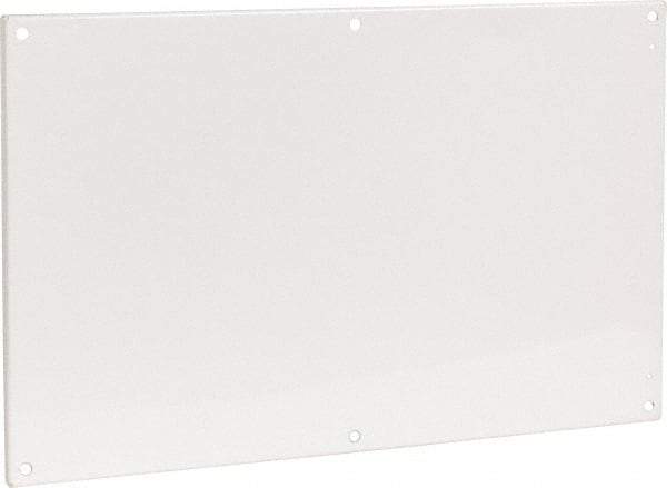 Cooper B-Line - 20-7/8" OAW x 32-7/8" OAH Powder Coat Finish Electrical Enclosure Flanged Panel - 36" x 24" Box, 12 Gauge Steel, Use with 362410-12/362412-12/36246-12/36248-12 - Americas Tooling