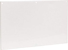 Cooper B-Line - 20-7/8" OAW x 32-7/8" OAH Powder Coat Finish Electrical Enclosure Flanged Panel - 36" x 24" Box, 12 Gauge Steel, Use with 362410-12/362412-12/36246-12/36248-12 - Americas Tooling