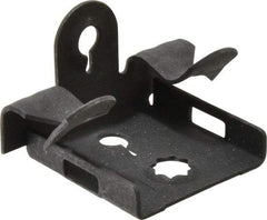 Cooper B-Line - 1/4" Max Flange Thickness, 1/4" Rod Flange Beam Clamp - 100 Lb Capacity, Spring Steel - Americas Tooling