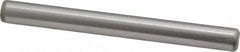 Made in USA - 1/4" Diam x 2-1/2" Pin Length Grade 8 Alloy Steel Standard Dowel Pin - Bright Finish, C 47-58 & C 60 (Surface) Hardness, 14,720 Lb (Double Shear), 7,360 Lb (Single Shear) Breaking Strength, 1 Beveled & 1 Rounded End - Americas Tooling