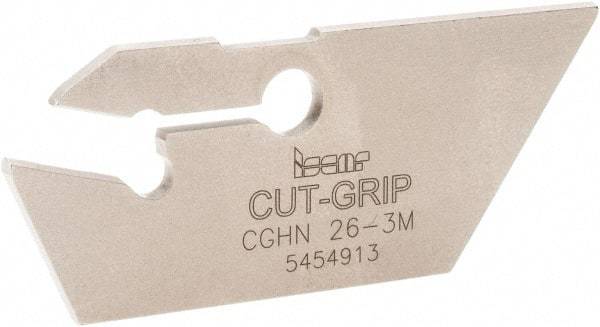 Iscar - 2.8 to 4mm Groove Width, 20mm Max Depth of Cut, Neutral Cut, CGHN Indexable Grooving Blade - Multiple Insert Styles, Series Cut Grip - Americas Tooling