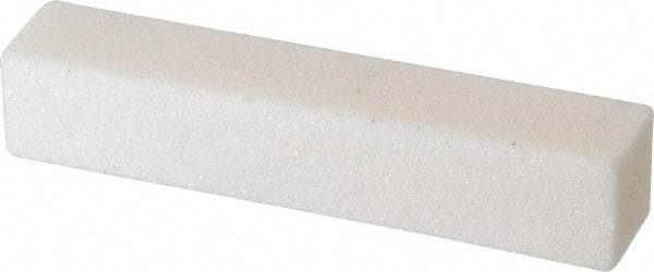 Norton - 60 Grit Aluminum Oxide Square Dressing Stick - 4 x 3/4 x 3/4, Medium Grade, Vitrified Bond - Americas Tooling