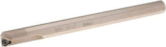 Iscar - 0.67" Min Bore Diam, 8" OAL, 5/8" Shank Diam, BBN Indexable Boring Bar - TP.. 2 Insert, Screw Holding Method - Americas Tooling